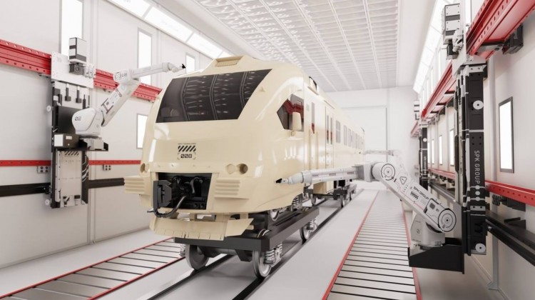 В проекте - роботизированная окрасочная камера 