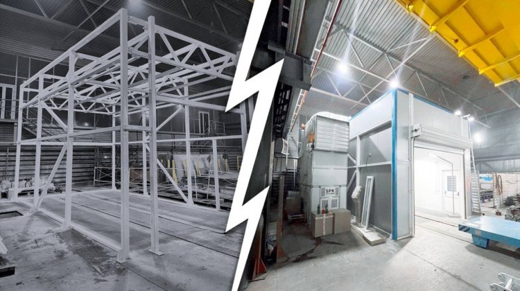 4-я очередь окрасочных камер на Сиб-Дамель