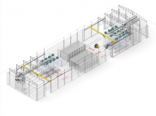В проекте - зона открытой окраски