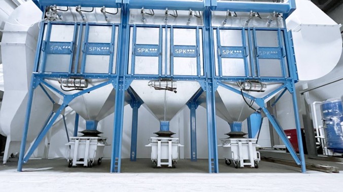 Совершенствуем технологии - вентустановка для дробеструйной камеры нового образца 