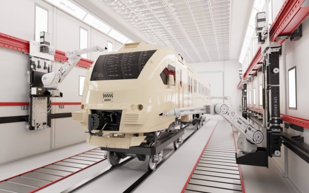 В проекте - роботизированная окрасочная камера 