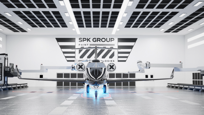 Как покрасить самолет за 2 часа?