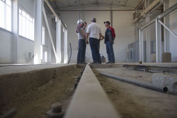 Определение точек подключение технологического оборудования на Заводе по производству дизельных двигателей для локомотивов в Астане (Казахстан)