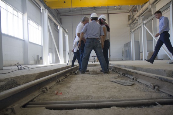 Определение точек подключение технологического оборудования на Заводе по производству дизельных двигателей для локомотивов в Астане (Казахстан)