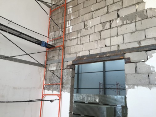 Возведение камеры SPK GROUP для смешивания и хранения красок на Заводе по производству дизельных двигателей (г. Астана)