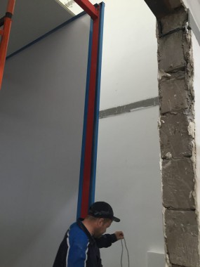 Возведение камеры SPK GROUP для смешивания и хранения красок на Заводе по производству дизельных двигателей (г. Астана)