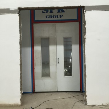 Возведение камеры SPK GROUP для смешивания и хранения красок на Заводе по производству дизельных двигателей (г. Астана)