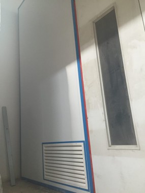 Возведение камеры SPK GROUP для смешивания и хранения красок на Заводе по производству дизельных двигателей (г. Астана)