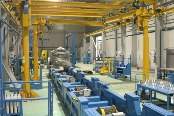 Расстановка нестандартного оборудования на Заводе по производству дизельных двигателей GEVO в Астане