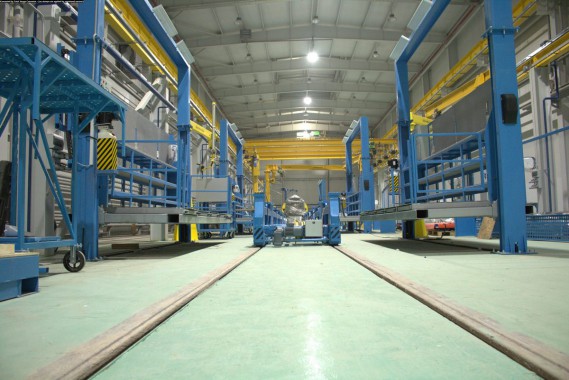 Расстановка нестандартного оборудования на Заводе по производству дизельных двигателей GEVO в Астане