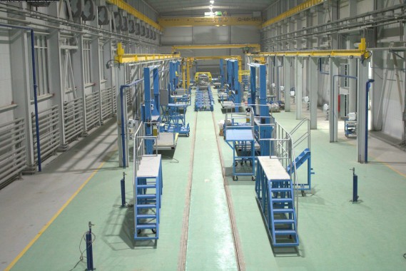 Расстановка нестандартного оборудования на Заводе по производству дизельных двигателей GEVO в Астане