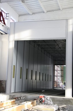 В Екатеринбурге специалистами SPK GROUP устанавливается покрасочно-сушильная камера для Музея РЖД