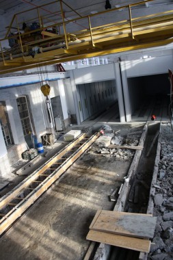 В Екатеринбурге специалистами SPK GROUP устанавливается покрасочно-сушильная камера для Музея РЖД