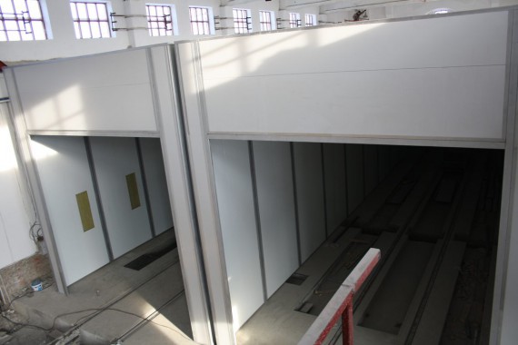 В Екатеринбурге специалистами SPK GROUP устанавливается покрасочно-сушильная камера для Музея РЖД