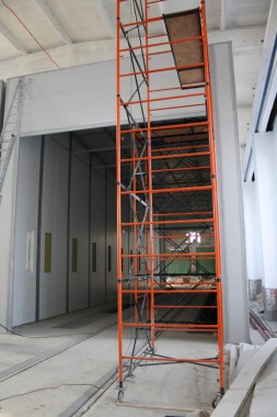 В Екатеринбурге специалистами SPK GROUP устанавливается покрасочно-сушильная камера для Музея РЖД