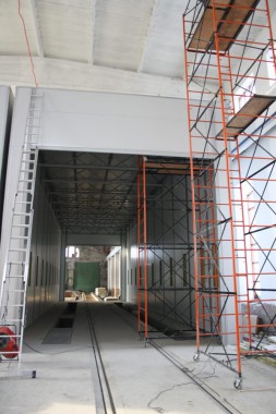 В Екатеринбурге специалистами SPK GROUP устанавливается покрасочно-сушильная камера для Музея РЖД