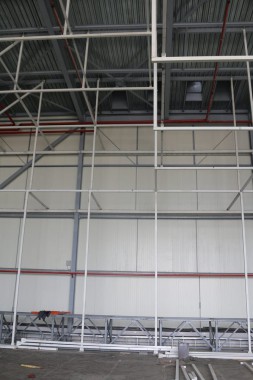 В Астане продолжается строительство камеры окраски и сушки для самолетов