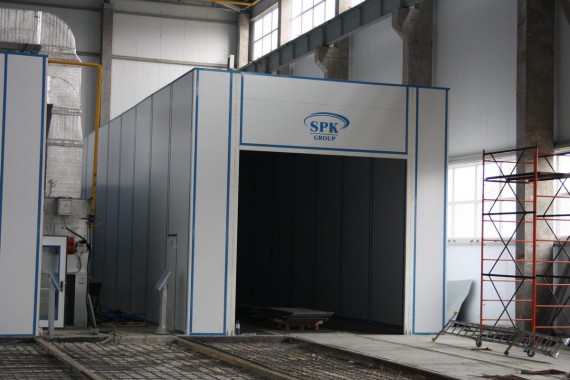 Специалисты SPK GROUP приступили к строительству дробеструйной камеры в г. Миасс