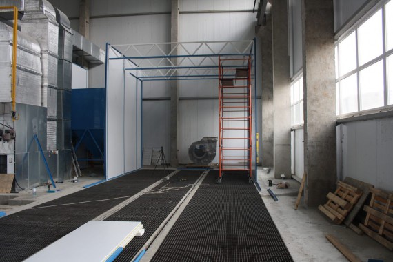 Специалисты SPK GROUP приступили к строительству дробеструйной камеры в г. Миасс