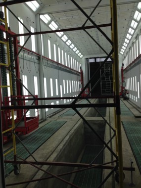 Покрасочная камера для локомотивов с рабочей температурой до 80°С SPK-22.6.6, г. Шадринск