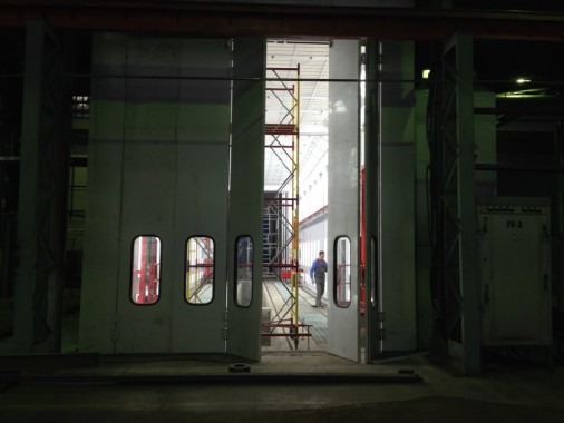 Покрасочная камера для локомотивов с рабочей температурой до 80°С SPK-22.6.6, г. Шадринск