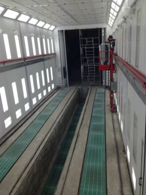 Покрасочная камера для локомотивов с рабочей температурой до 80°С SPK-22.6.6, г. Шадринск