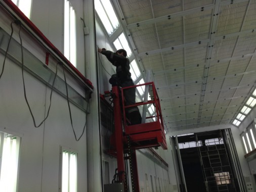 Покрасочная камера для локомотивов с рабочей температурой до 80°С SPK-22.6.6, г. Шадринск