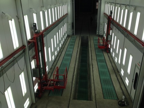 Покрасочная камера для локомотивов с рабочей температурой до 80°С SPK-22.6.6, г. Шадринск