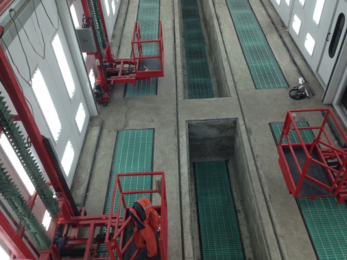 Покрасочная камера для локомотивов с рабочей температурой до 80°С SPK-22.6.6, г. Шадринск