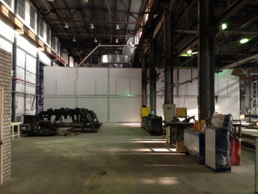 Покрасочная камера для локомотивов с рабочей температурой до 80°С SPK-22.6.6, г. Шадринск