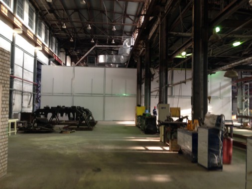 Покрасочная камера для локомотивов с рабочей температурой до 80°С SPK-22.6.6, г. Шадринск