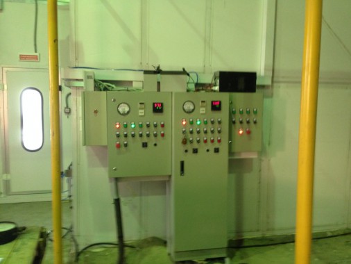 Покрасочная камера для локомотивов с рабочей температурой до 80°С SPK-22.6.6, г. Шадринск