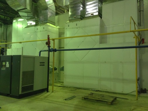 Покрасочная камера для локомотивов с рабочей температурой до 80°С SPK-22.6.6, г. Шадринск