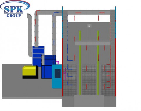 Обитаемая моечно-сушильная камера проходного типа SPK-М 11.4.4 Россия