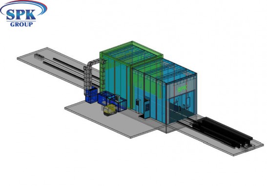 Обитаемая моечно-сушильная камера проходного типа SPK-М 11.4.4 Россия