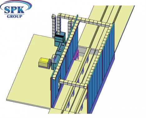 Обитаемая моечно-сушильная камера проходного типа SPK-М 11.4.4 Россия