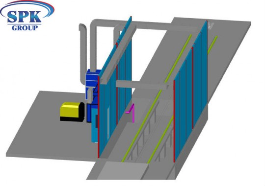 Обитаемая моечно-сушильная камера проходного типа SPK-М 11.4.4 Россия