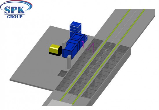 Обитаемая моечно-сушильная камера проходного типа SPK-М 11.4.4 Россия