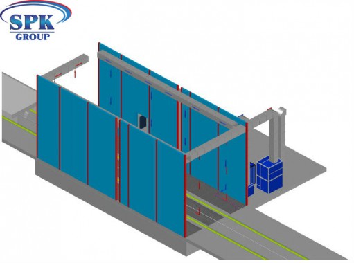 Обитаемая моечно-сушильная камера проходного типа SPK-М 11.4.4 Россия