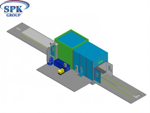 Обитаемая моечно-сушильная камера проходного типа SPK-М 11.4.4 Россия