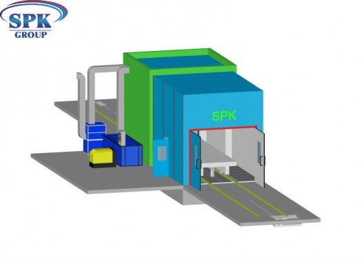 Обитаемая моечно-сушильная камера проходного типа SPK-М 11.4.4 Россия