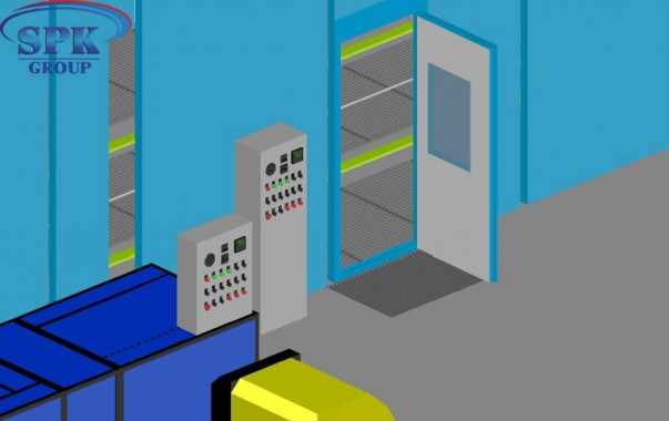 Обитаемая моечно-сушильная камера проходного типа SPK-М 11.4.4 Россия