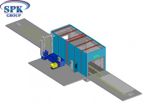 Обитаемая моечно-сушильная камера проходного типа SPK-М 11.4.4 Россия