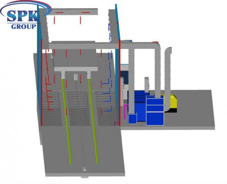 Обитаемая моечно-сушильная камера проходного типа SPK-М 11.4.4 Россия