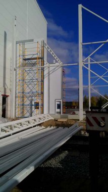 Строительство покрасочно-сушильной камеры для оборудования химической, нефтяной и газовой промышленности г. Димитровград, Завод ООО "Димитровградхиммаш"