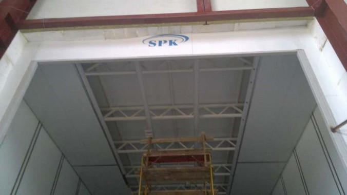 Строительство покрасочно-сушильной камеры для оборудования химической, нефтяной и газовой промышленности г. Димитровград, Завод ООО "Димитровградхиммаш"