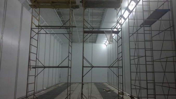 Строительство покрасочно-сушильной камеры для оборудования химической, нефтяной и газовой промышленности г. Димитровград, Завод ООО "Димитровградхиммаш"