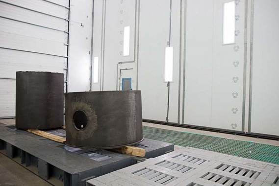 Покрасочно-сушильная камера для оборудования химической, нефтяной и газовой промышленности г. Димитровград, Завод ООО "Димитровградхиммаш"