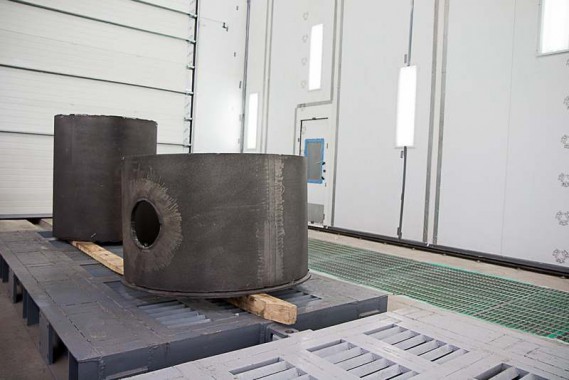 Покрасочно-сушильная камера для оборудования химической, нефтяной и газовой промышленности г. Димитровград, Завод ООО "Димитровградхиммаш"