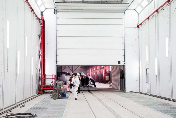 Покрасочно-сушильная камера для оборудования химической, нефтяной и газовой промышленности г. Димитровград, Завод ООО "Димитровградхиммаш"